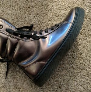 Women's Dr Martens Metallic Combat Style Boots Sz8